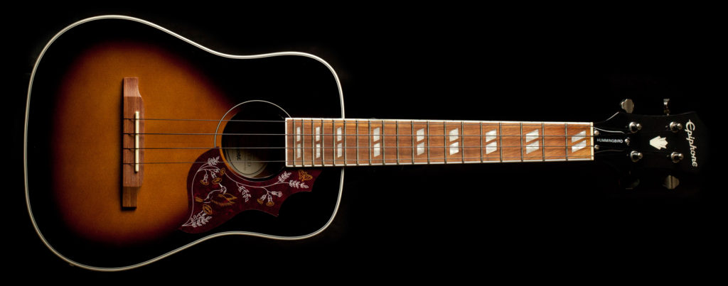 Epiphone Hummingbird Tenor Ukulele Tobacco Sunburst