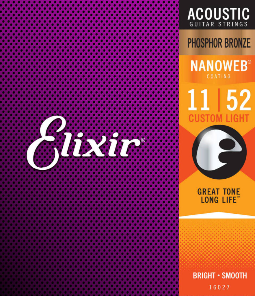Elixir Nanoweb Phosphor Bronze 11-52