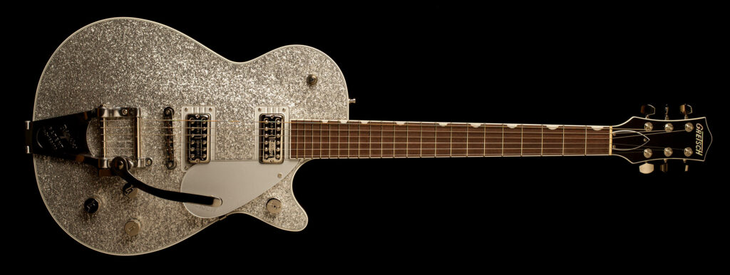 Gretsch G6129T Duo Jet Players Edition Silver Sparkle