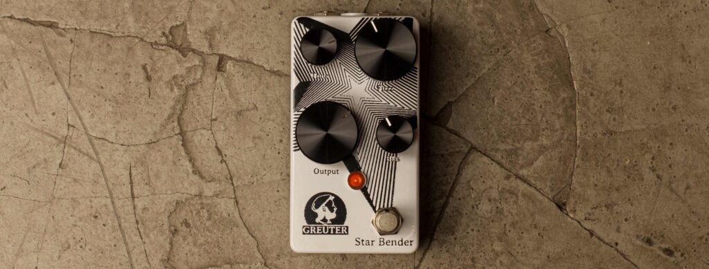 Greuter Audio Star Bender Black on White