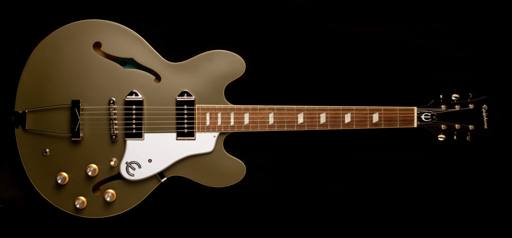 Epiphone Casino Worn Olive Drab