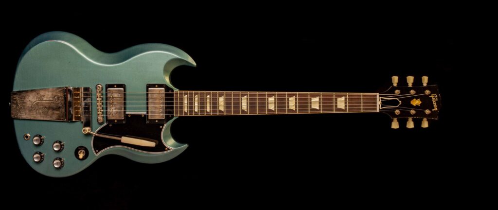 Gibson SG Standard 1964 Maestro Vibrola Antique Pelham Blue Murphy Lab Light Aged
