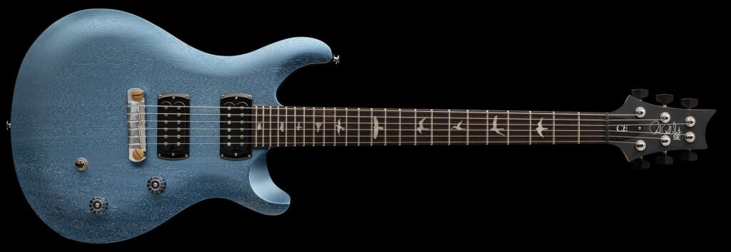 PRS SE CE 24 Standard Stoptail Satin Ice Blue Metallic